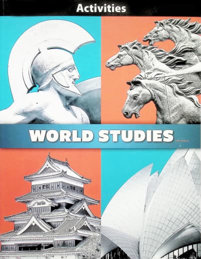 BJU Press World Studies Student Activities 5th Edition