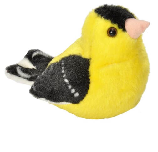 Audubon Bird: American Goldfinch Plush With Real Bird Call