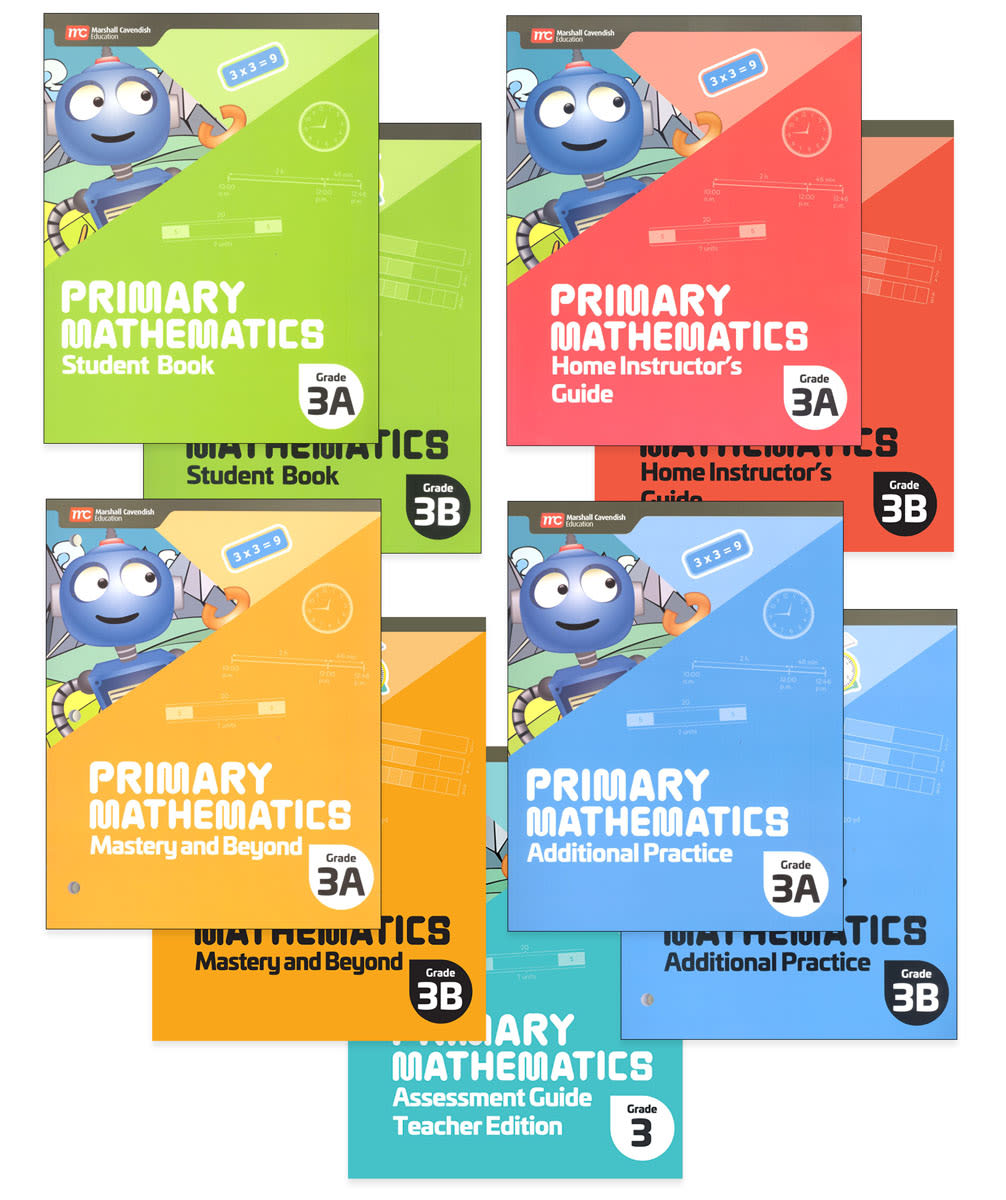 Primary Math 2022 Grade 3 Full-Year Set