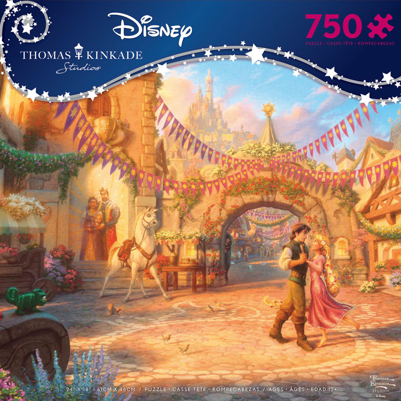 Tangled 2 Puzzle (Thomas Kinkade Disney Collection) 750 Pieces