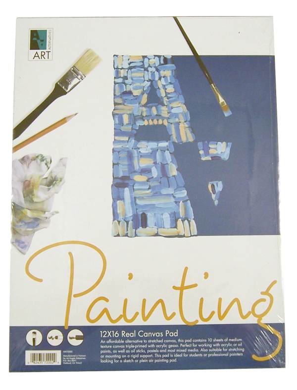 Canvas Pad - Painting (12" x 16")