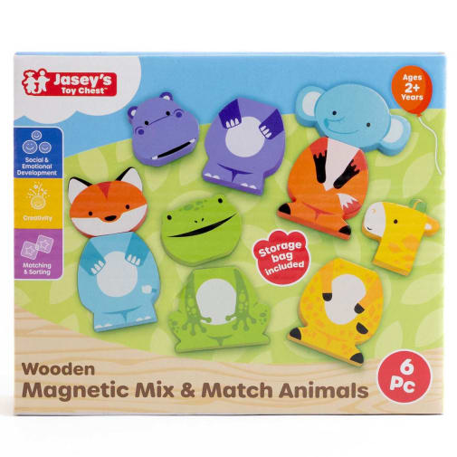 Wooden Magnetic Mix & Match Animals