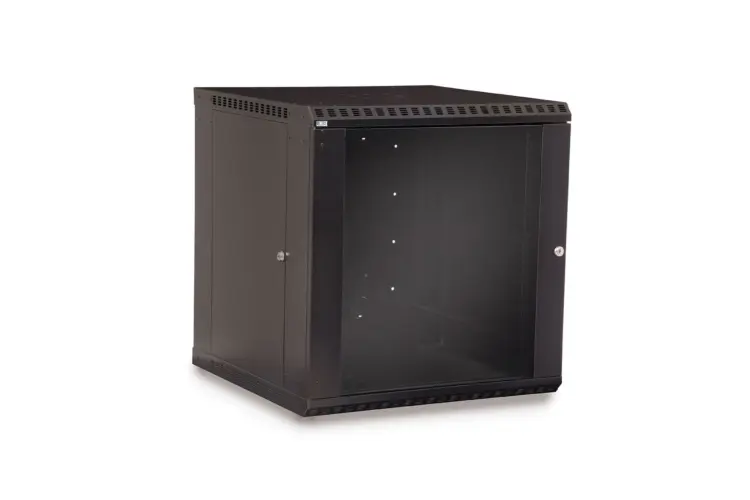 LINIER 12U 19" Wall Mount Cabinet with Glass Door LINIER 12U 19" Wall Mount Cabinet with Glass Door