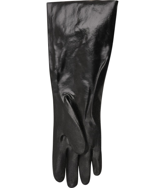 18&rdquo; Sandy Finish PVC with Gauntlet, Black, large