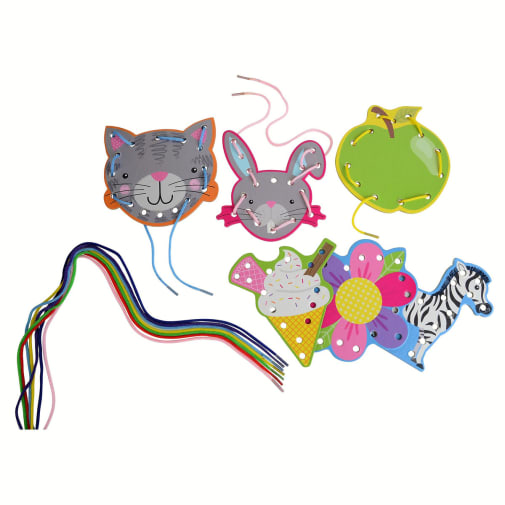 Alphabet Lacing Card Set