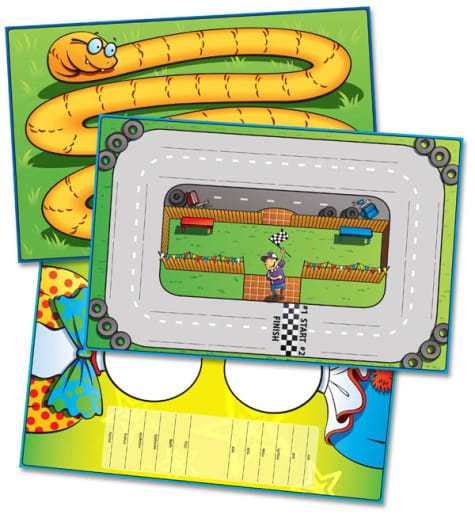 Zaner-Bloser Spelling Connections Grade 1 Game Mats (2012 edition)