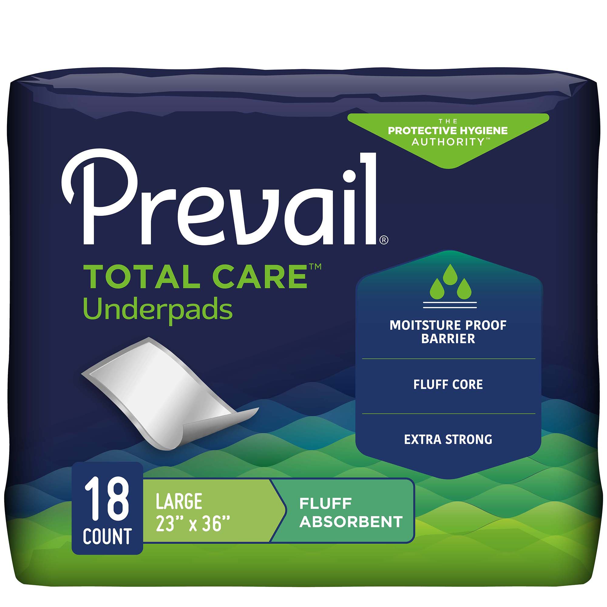 Prevail Fluff Underpad, 23 x 36 Inch MK 572725