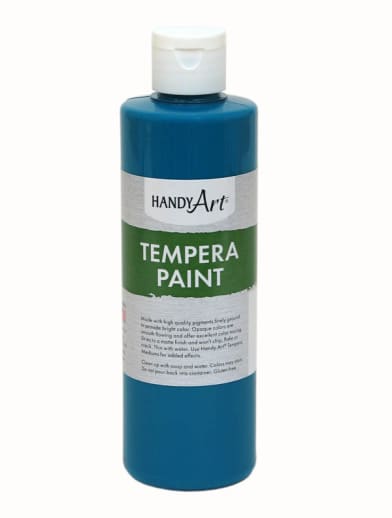 Turquoise Tempera Paint 8 oz.