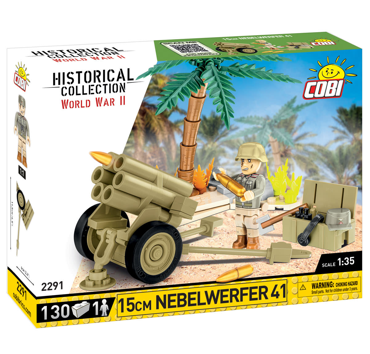 COBI 15cm Nebelwerfer 41 Rocket Launcher - 130 pieces (World War