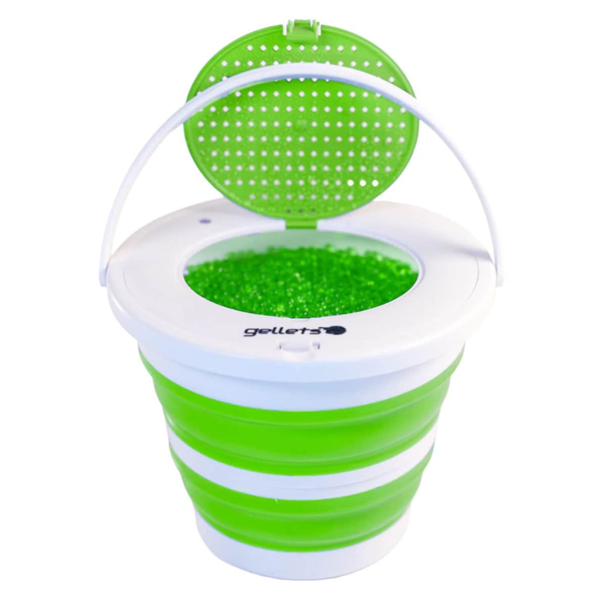 Collapsible Gellet Tub - Electric Green