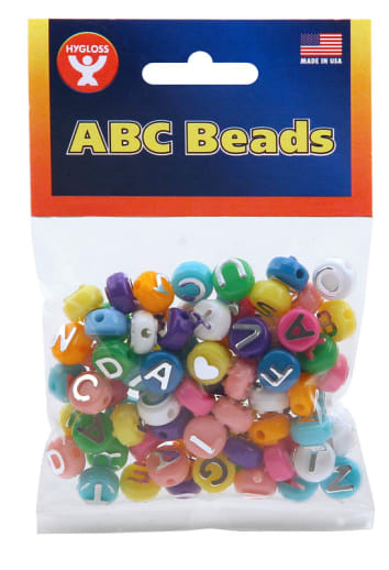 Colored ABC Beads (80 Beads)