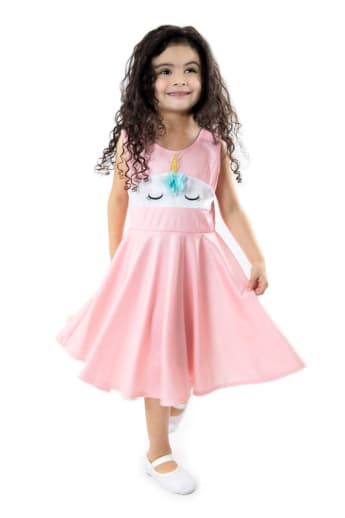 Little Adventures Unicorn Twirl Dress, Size 8