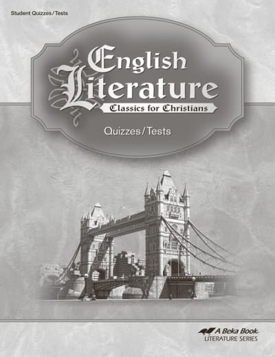 English Literature Student Test and Quiz Book