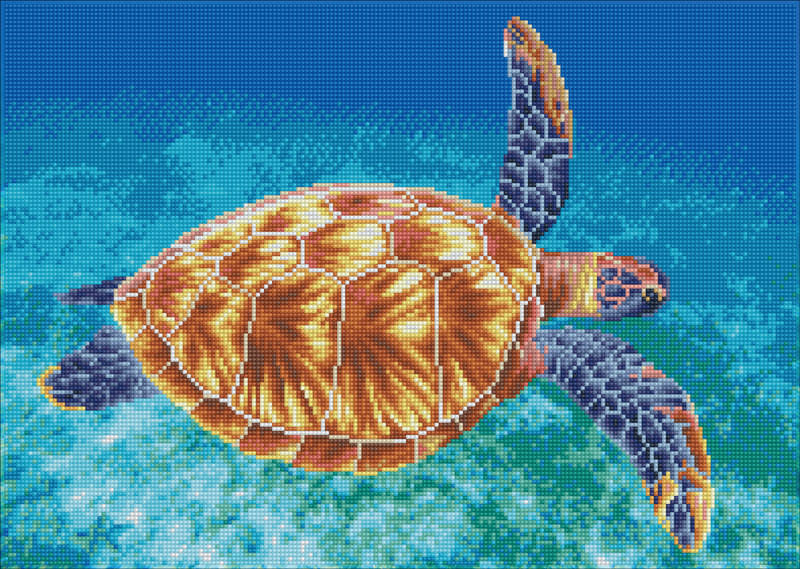 Graceful Swimmer Diamond Dotz Kit (Intermediate)