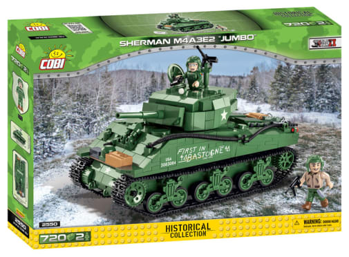 COBI Sherman M4A3E2 American Medium Tank - 716 pieces (World War II Historical Collection)
