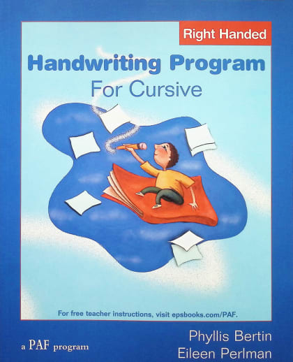 Handwriting Program for Cursive Right-Handed