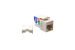 Cat5e RJ45 110 Type Keystone Jack, White