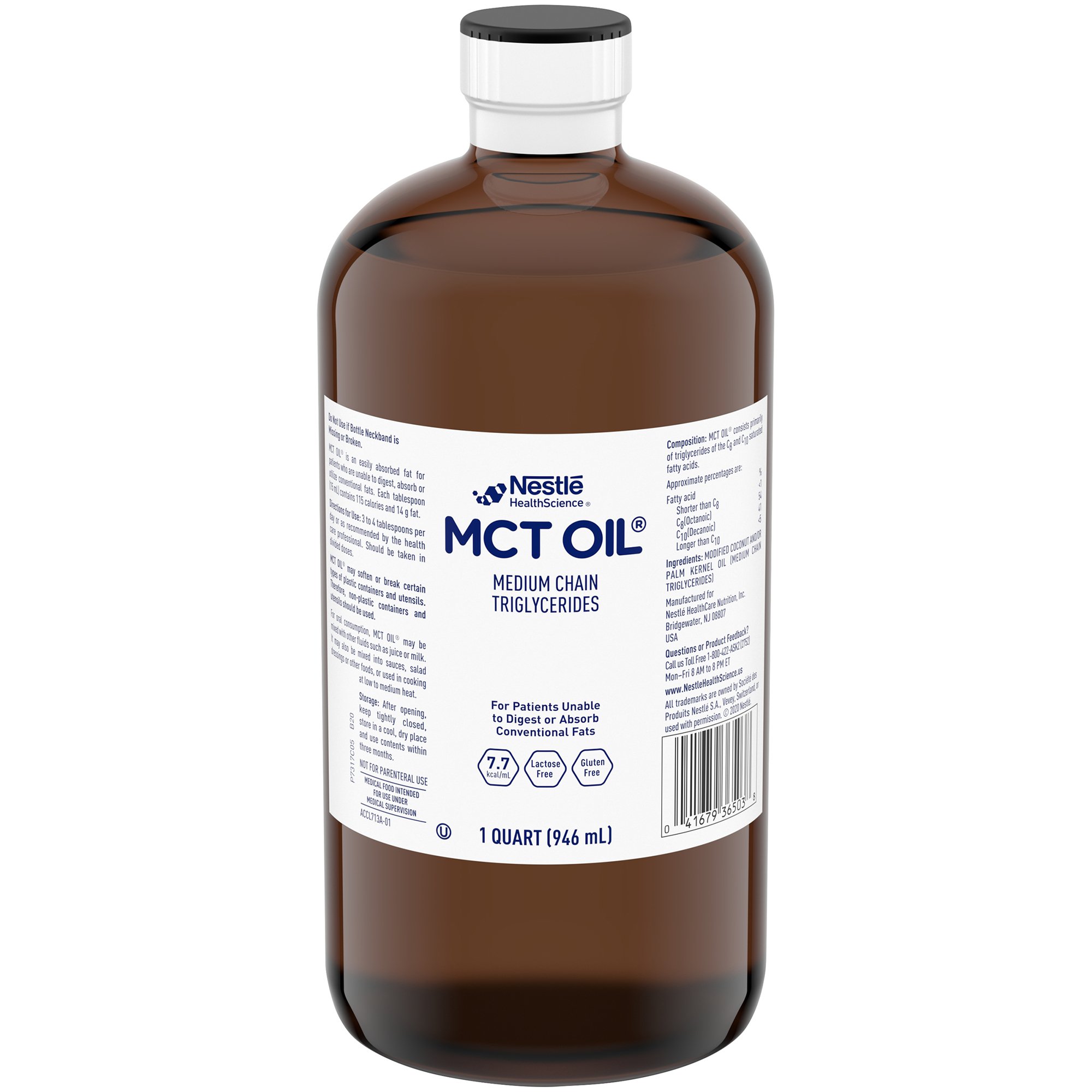 MCT Oil Medium Chain Triglycerides, 1-quart Bottle MK 331681