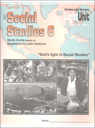 Social Studies 601 LightUnit Sunrise Edition