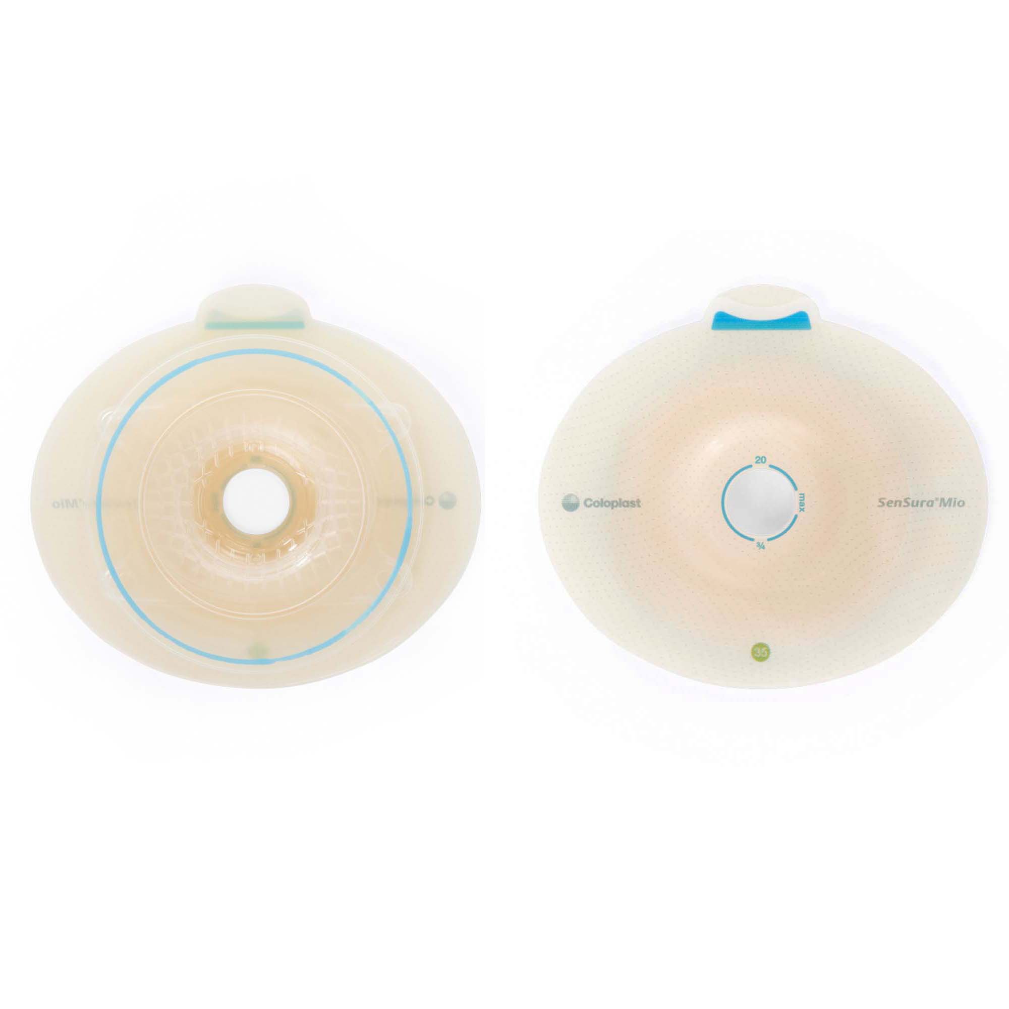 SenSura Mio Flex Convex Light Ostomy Barrier, 31 mm Stoma Opening, Red Match MK 1011409