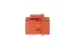 Cat6 RJ45 Inline Coupler Type Keystone Jack, Orange