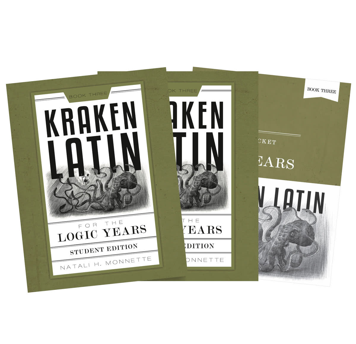 Kraken Latin 3 Books with Test/Quizzes Package