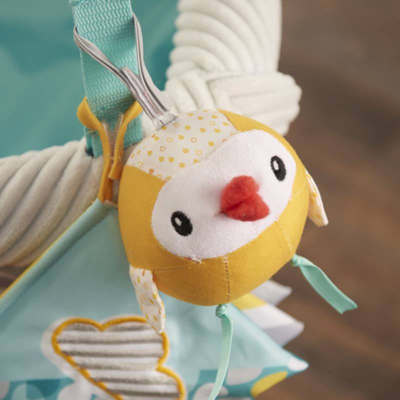 Door Jumper with 4 Removable Toys (Sweet Skies) Lifestyle Photo Door Jumper with 4 Removable Toys (Sweet Skies) Lifestyle Photo