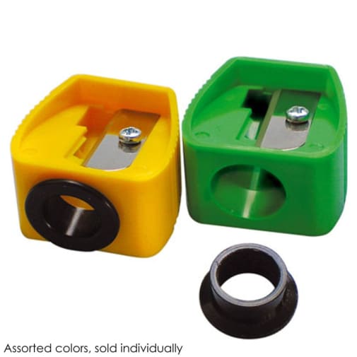 Wax Crayon/Pastel single sharpener with adaptor (assorted color)