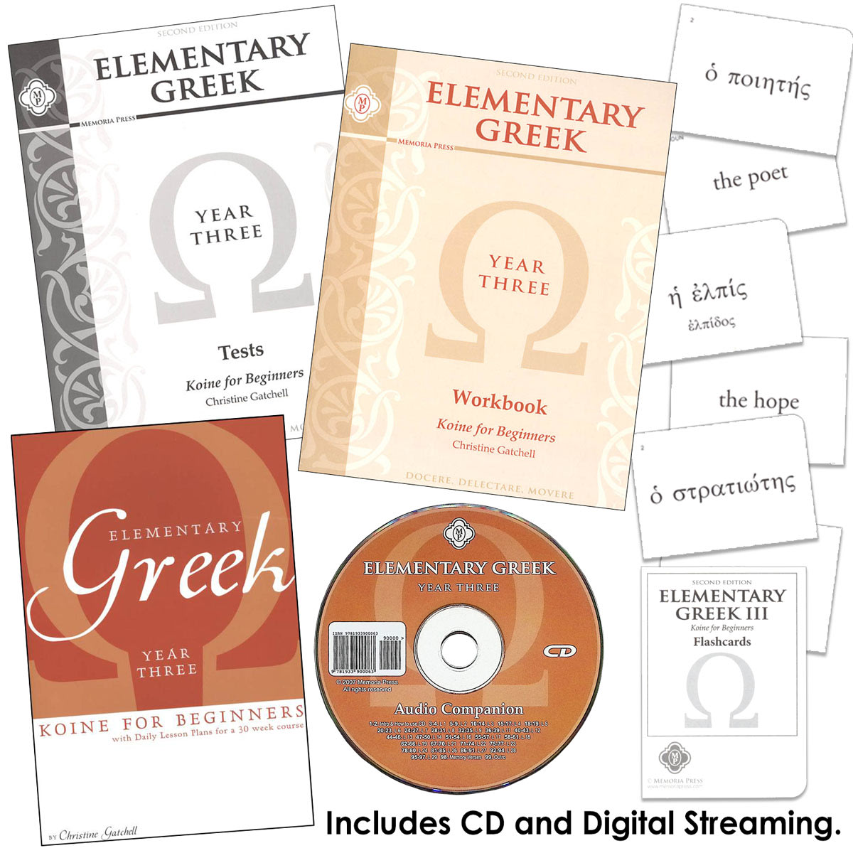Memoria Press Elementary Greek Koine for Beginners - Year 3 Set