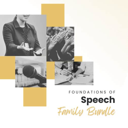 NCFCA Foundations of Speech: Family Bundle