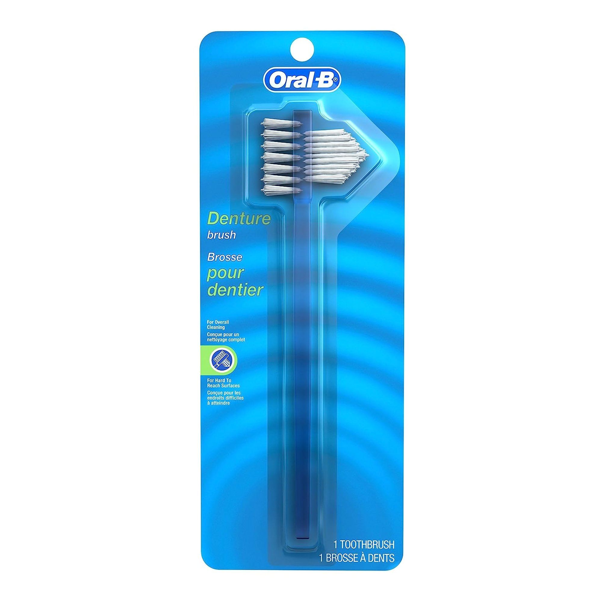 Denture Brush Oral-B 2-Sided Bristle Blue MK 1231758