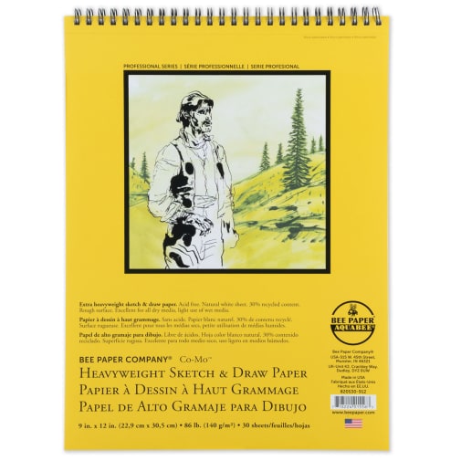 Bee Co-Mo Heavyweight Sketch & Draw Paper (9x12)