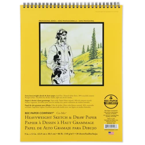 Bee Co-Mo Heavyweight Sketch & Draw Paper (9x12)