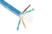 Cat6 Bulk Ethernet Cable, Unshielded, Solid, CMR, Pull Box, 1000 ft, 550 Mhz, Blue