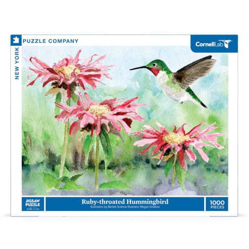 Cornell Lab of Ornithology Ruby-Throated Hummingbird Puzzle (1000 Pieces)