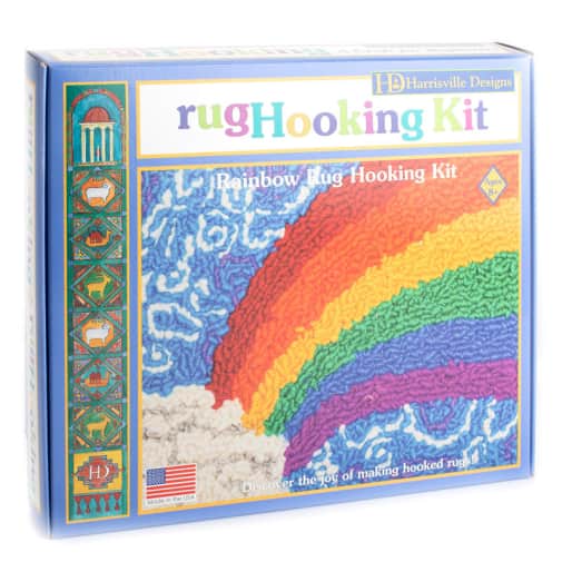 Rainbow Rug Hooking Kit by Friendly Loom