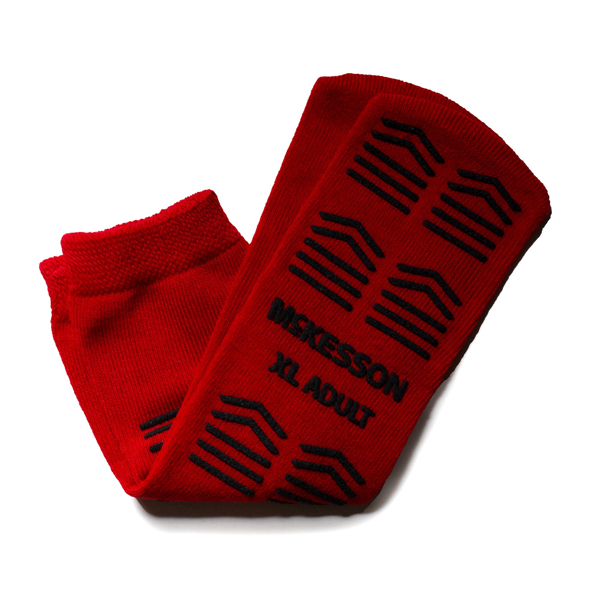McKesson Slipper Socks, Double Tread, Extra Large, Red MK 1253303