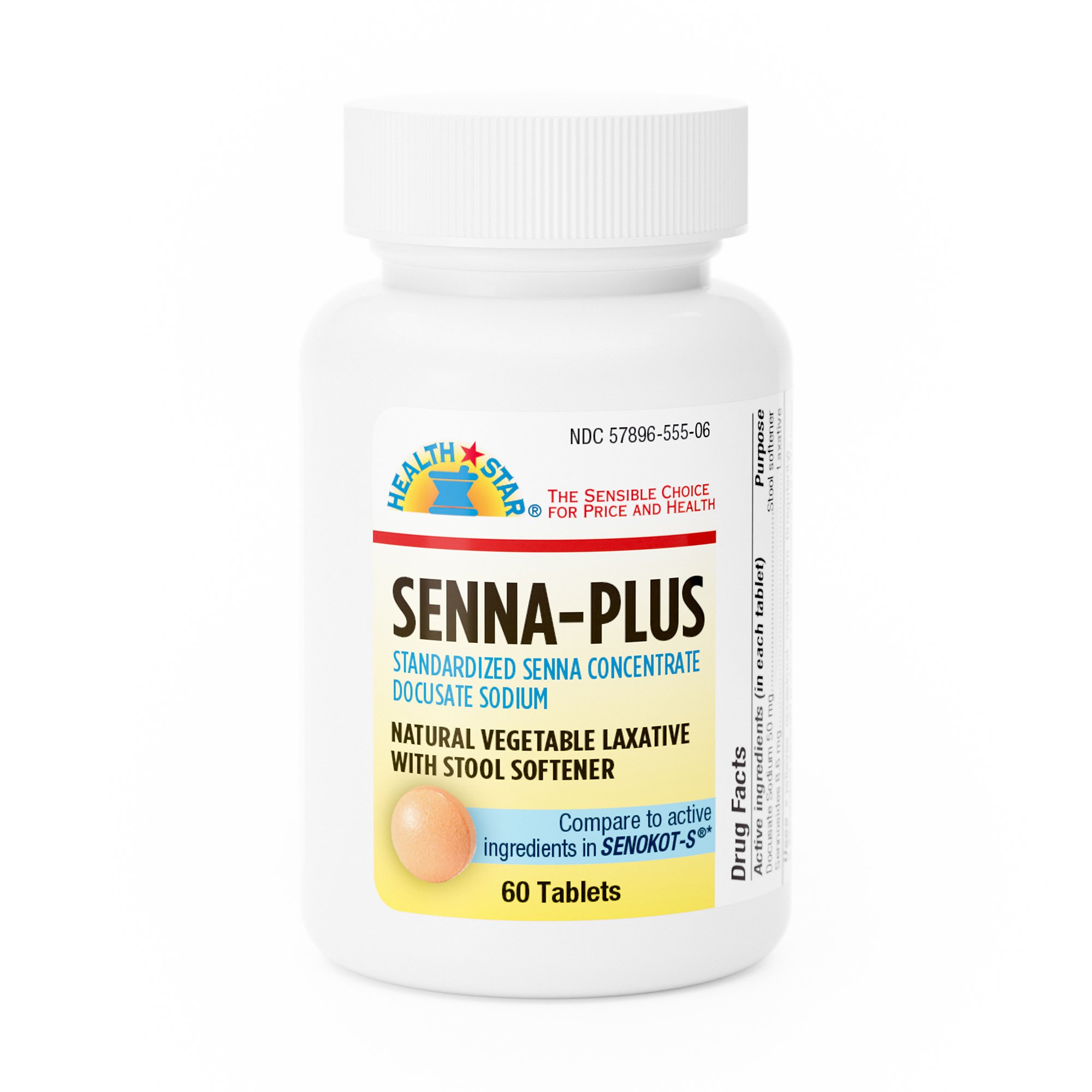 Health*Star Docusate Sodium / Sennosides Stool Softener MK 689181