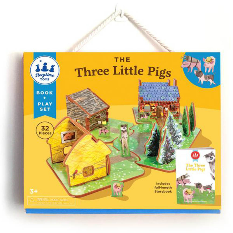 Three little pigs and hot sale big bad wolf toys