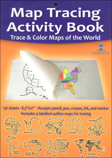 Map Tracing Activity Book
