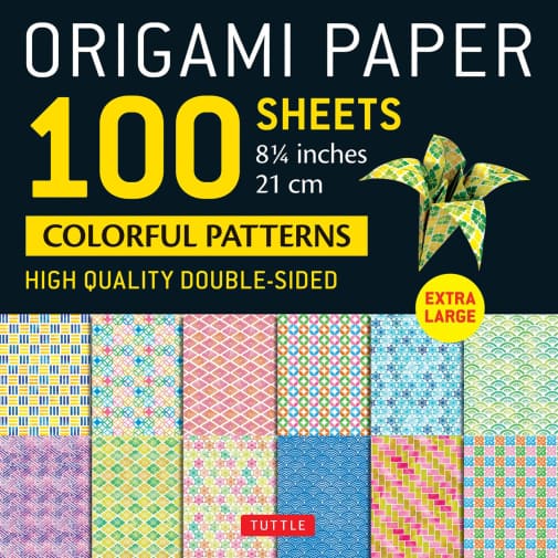 Origami Paper 100 Sheets Colorful Patterns 8 1/4"