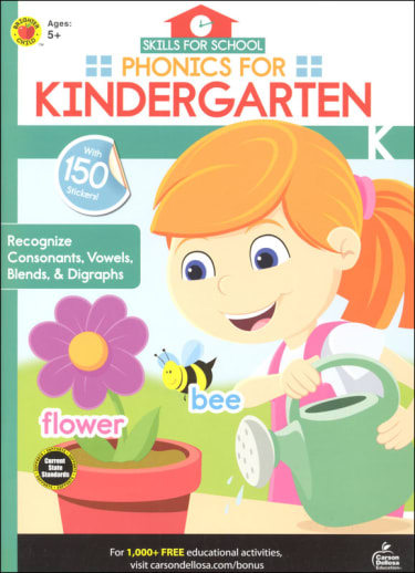 Skills for School: Phonics for Kindergarten
