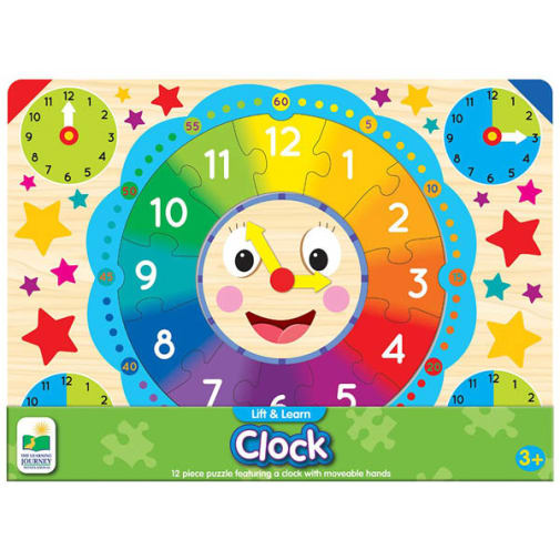 Lift & Learn Clock Puzzle