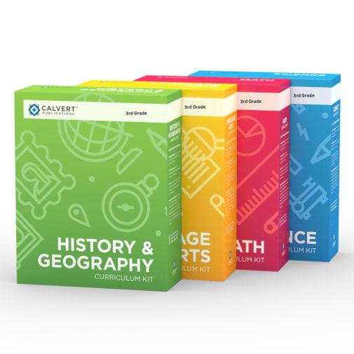 Calvert 3rd Grade 4 Subject Set