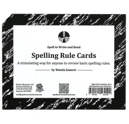 Spell to Write & Read-Sml Spelling Rule Cards