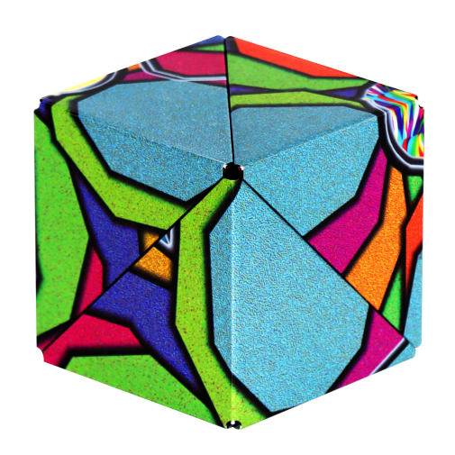 Shashibo Magnetic Puzzle Cube - Stained Glass (Artist Series)