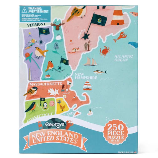 New England Regional Puzzle - 250 pieces