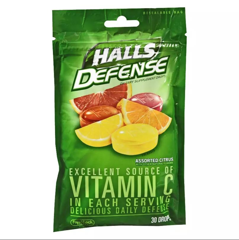 Halls Defense Vitamin C Supplement MK 529174