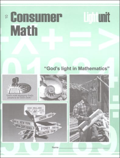 Consumer Math LightUnit 10