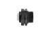 Cat6 RJ45 Shielded Industrial Panelmount Jack, Black